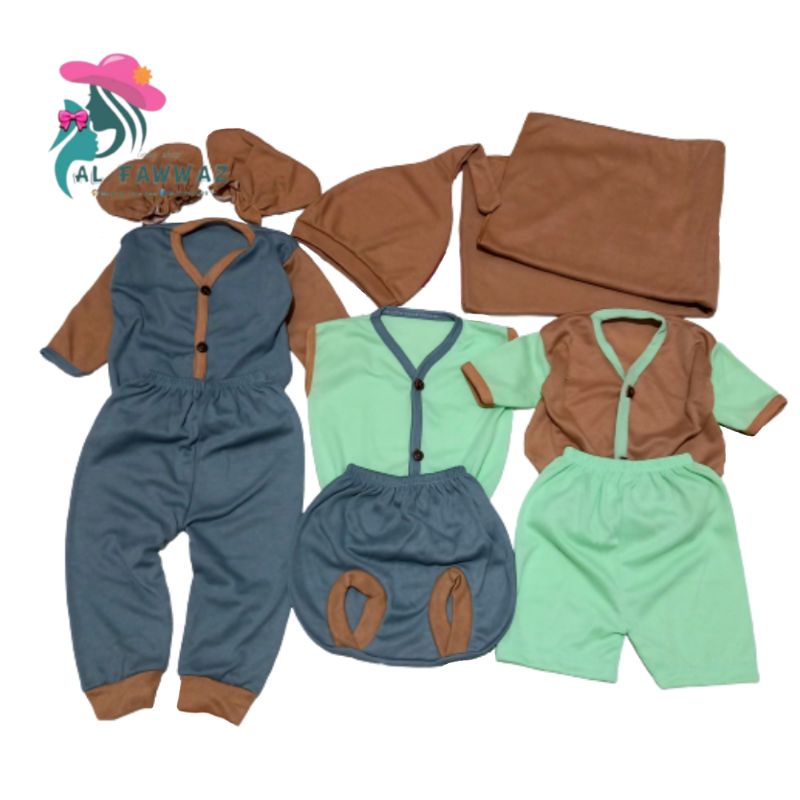 10 pcs paket hemat baju bayi kombinasi