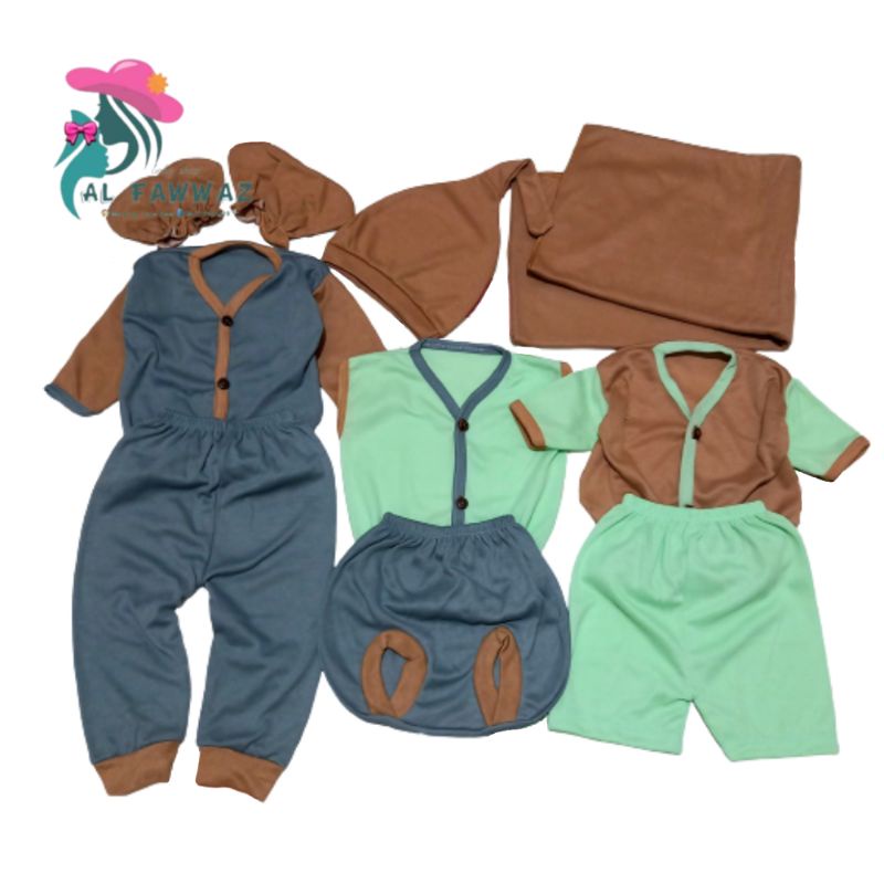 10 pcs paket hemat baju bayi kombinasi