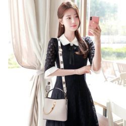 GT 1504 GI 6018 RISCE TAS SELEMPANG TALI MOTIF HIASAN RANTAI IMPORT WANITA CEWEK PEREMPUAN BATAM JT