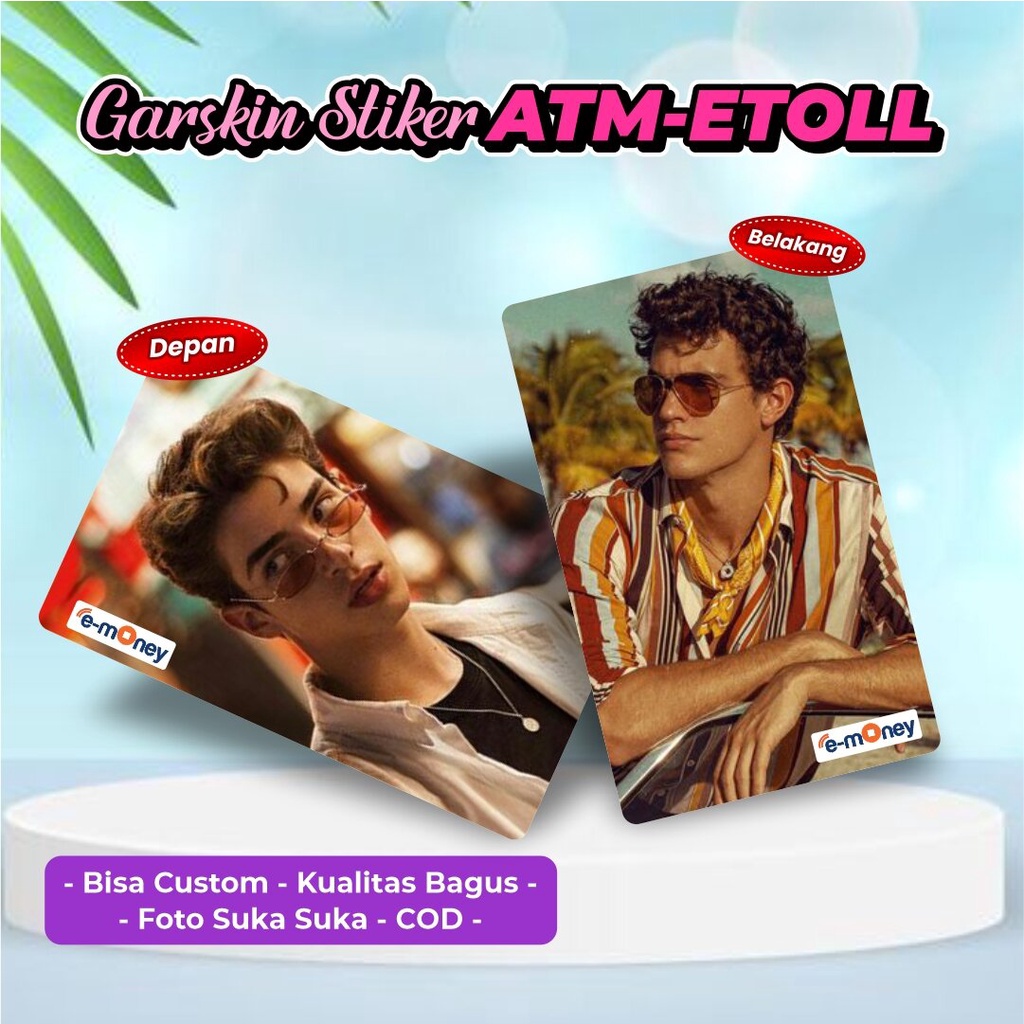 

(Termurah) Skincard Stiker Pelindung Atm Etoll