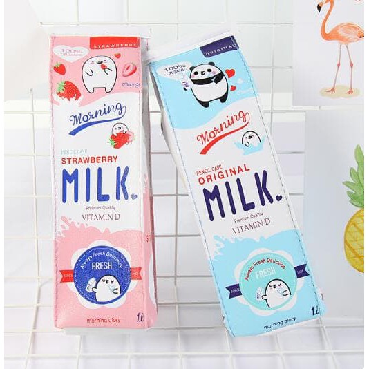 

PROMO Tempat alat tulis Kotak Pensil Bentuk Kotak susu / milk goodie bag