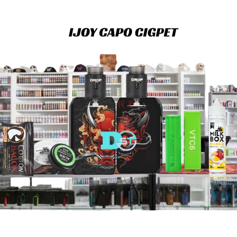 Terbaru Elektronik terbaru TERLARIS VAPOOR VAPE IJOY CIGPET CAPO 126W FULL SET SIAP PAKAI