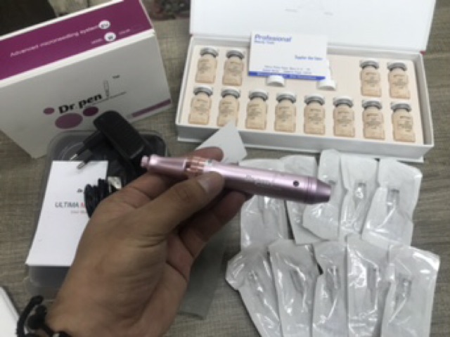 paket perawatan sulam bedak bb glow drpen m7 stayve needle nano 10pcs Paket bbglow treatment