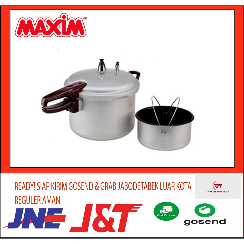 Maxim 4 Liter Panci Presto Pressure Cooker Serbaguna . Baru