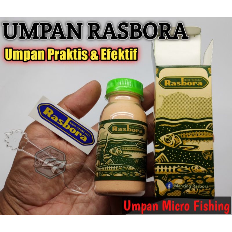 Rasbora/Pelet Rasbora/Umpan Racikan Rasbora untuk micro fishing bait