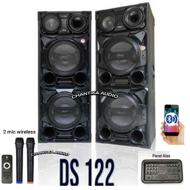 DAT DS 122 DW SUBWOOFER DOUBLE SPEAKER
HARGA SEPASANG
speaker aktif dan pasif 12 inch