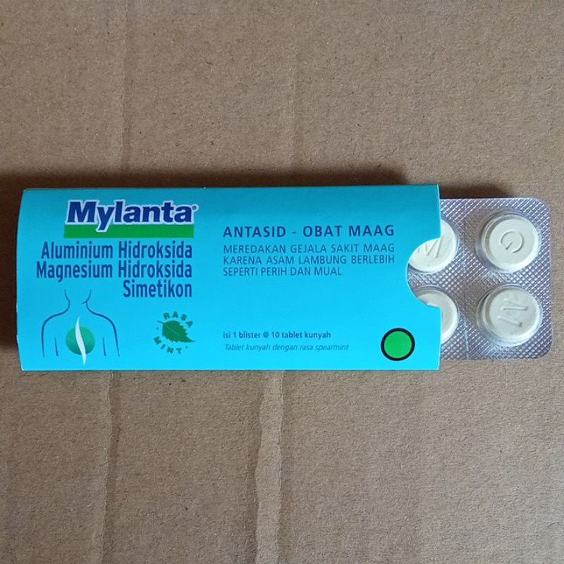 Mylanta tablet kunyah  isi 10tablet