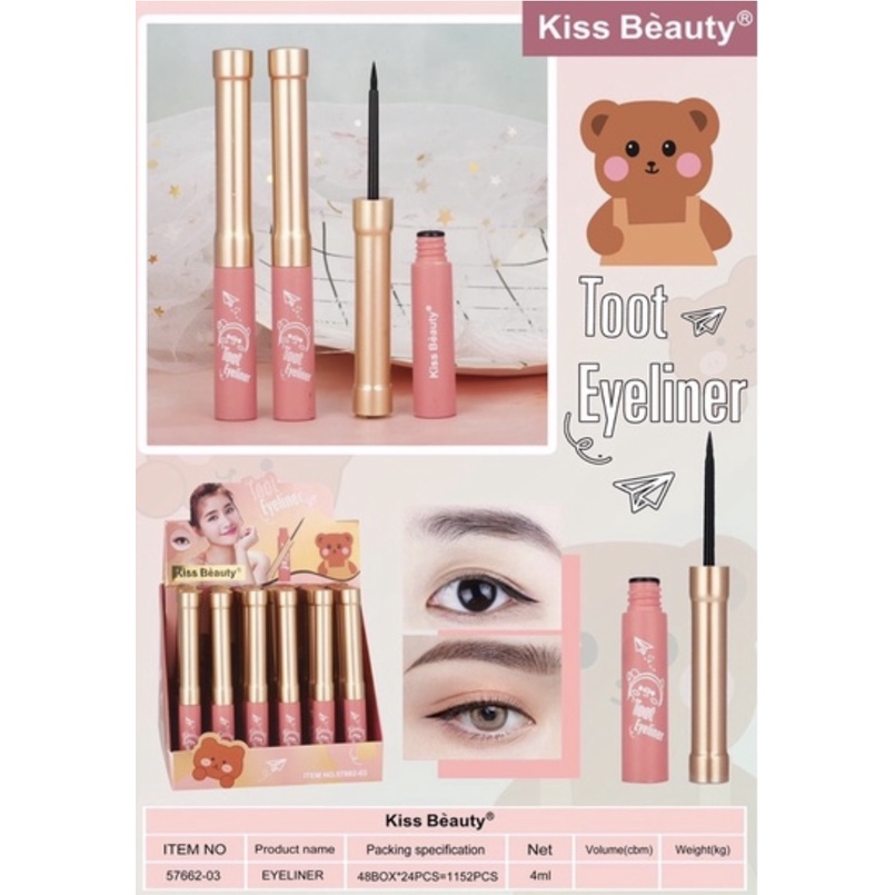 [Per Buah] Kiss Beauty TOOT Bear Eyeliner