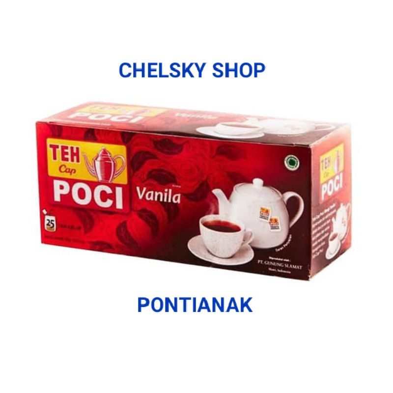 

Teh celup POCI Vanila 25 kantong