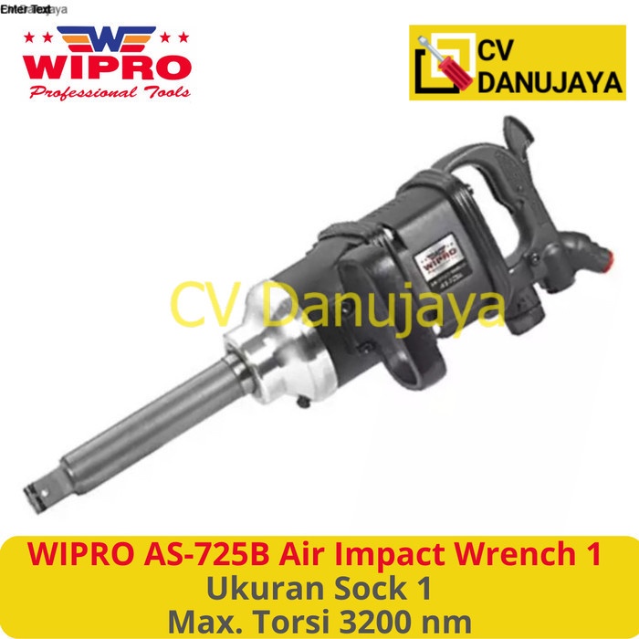 Air Impact Wrench 1 Inch Mesin Pelepas Baut Mur WIPRO AS725N AS725B