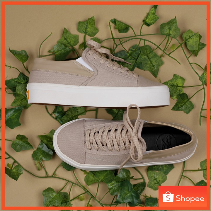 CARAMELA CREAM |Indopride| Sepatu Sneaker Simple Kasual Wanita/Cewek/Women - Sneakers - Favshoes