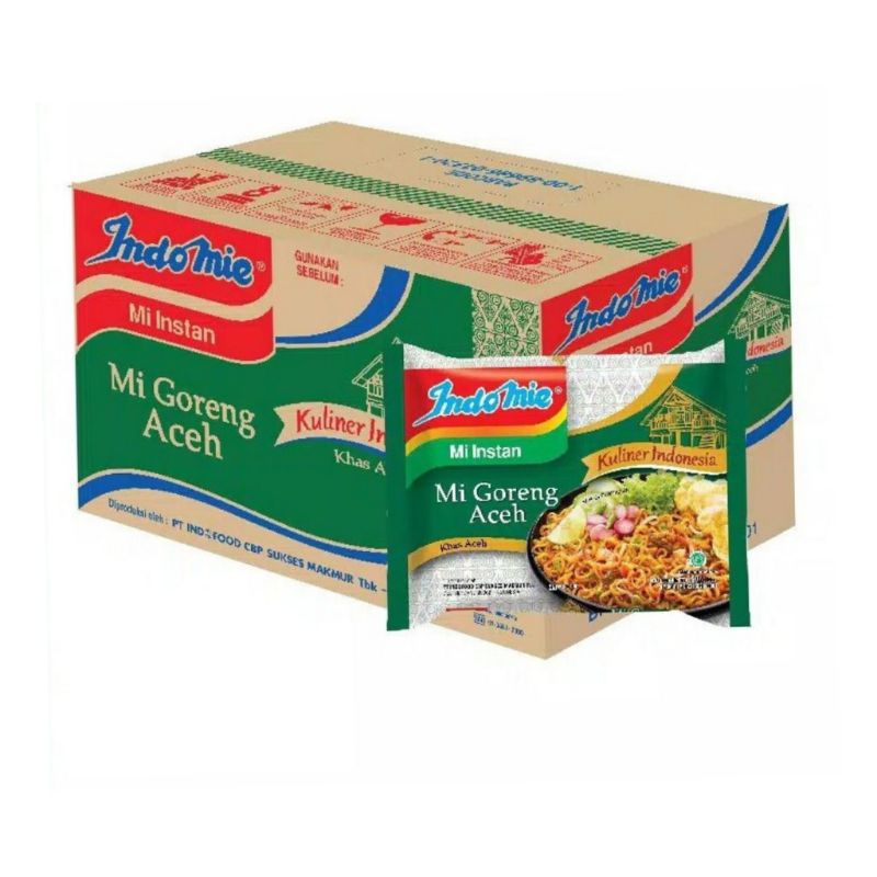 

Indomie Mi Goreng Aceh 1 Dus isi 40 Pcs