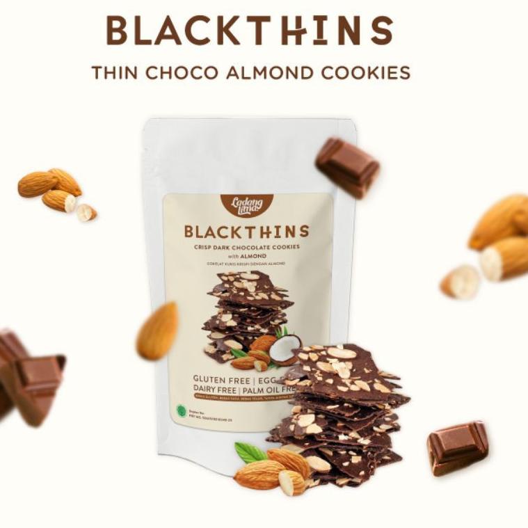 

Original Blackthins choco almond cookies 