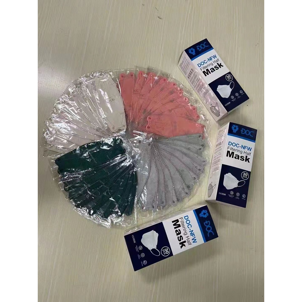 Gigikbunga [Doc]Masker Kf94 Medis 4 Ply Isi 30Pcs Surgical Kf94 Mask Doc Premium Mask