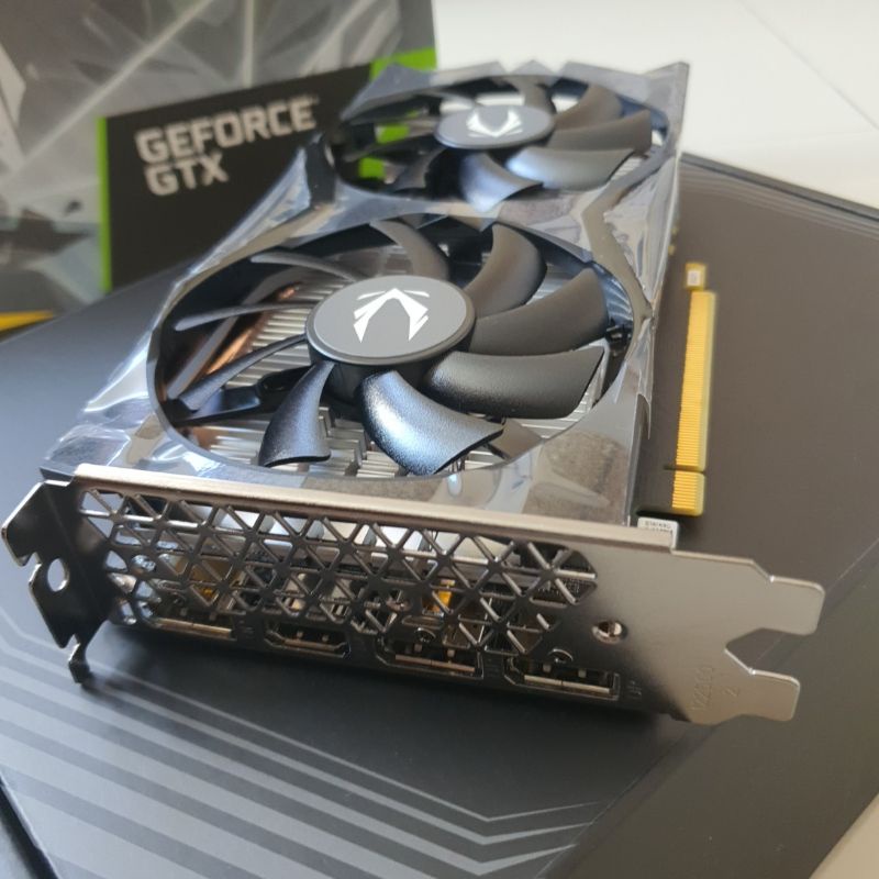 VGA ZOTAC GEFORCE GTX1660 GTX 1660 6GB GDDR5 TWIN FAN GARANSI RESMI