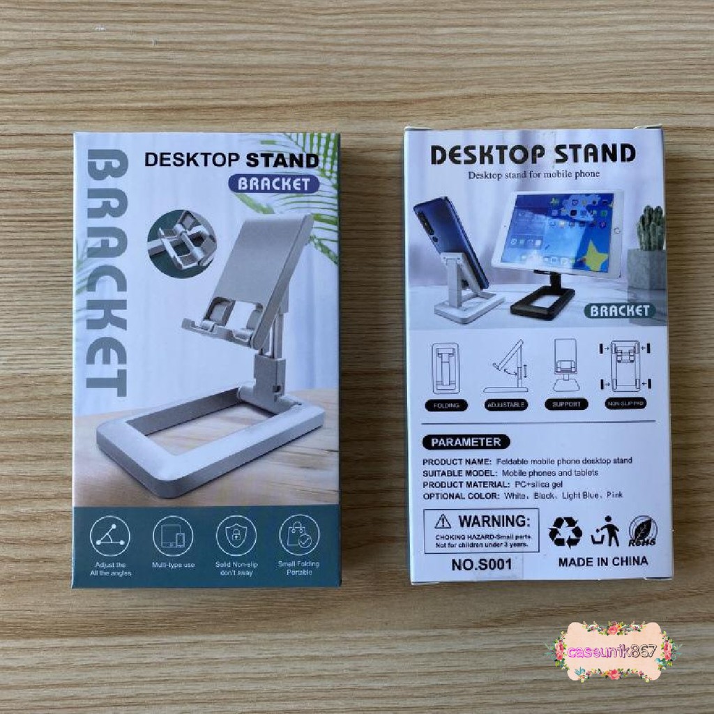 BM096 Bracket Holder phone Stand universal folding dudukan Hp tablet CS1308