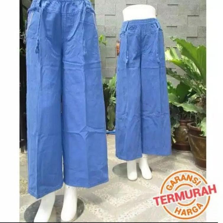 Krg31au22ᴵ ◦ CELANA KULOT JEANS WANITA HIGHT WAIST PREMIUM