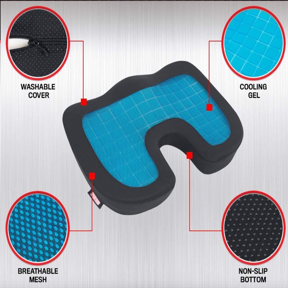 Bantal duduk Cooling Gel Kursi Jok Alas Mobil Gentleman Design &amp; Premum Quality