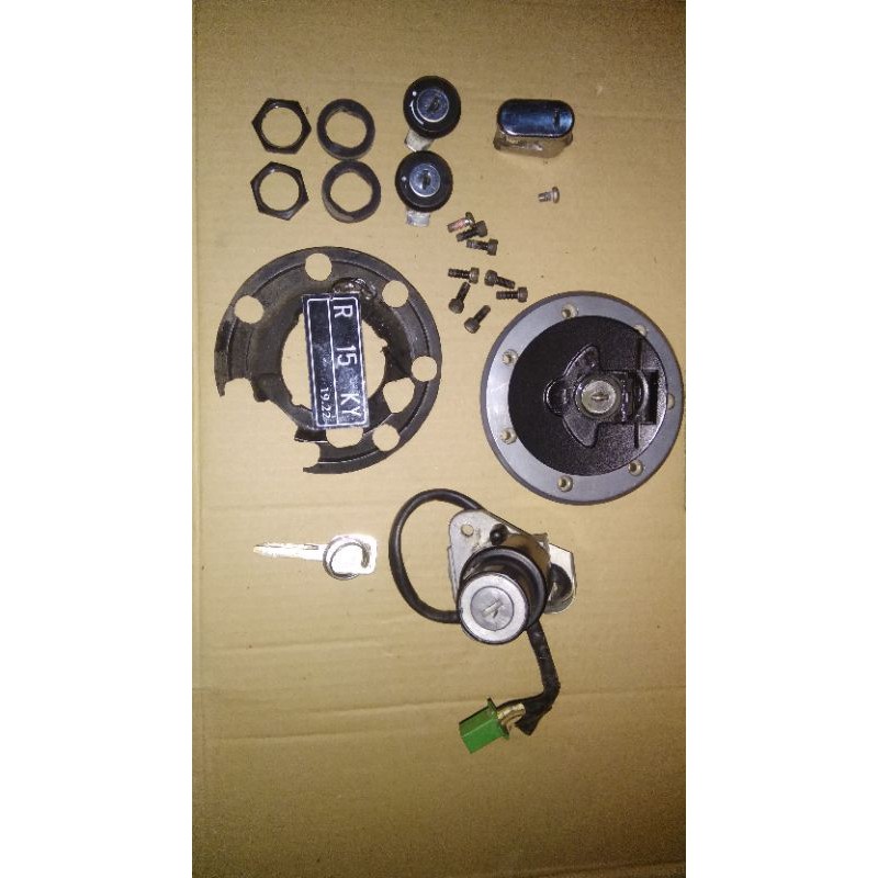 kunci set kontak lengkap ninja r dan ss kontak assy ninja r ninja ss