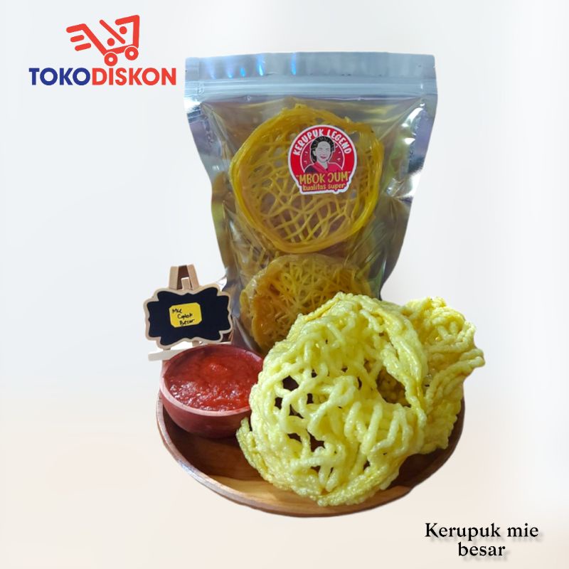 

Kerupuk Mentah Krupuk Mie Ciplok Besar // Premium