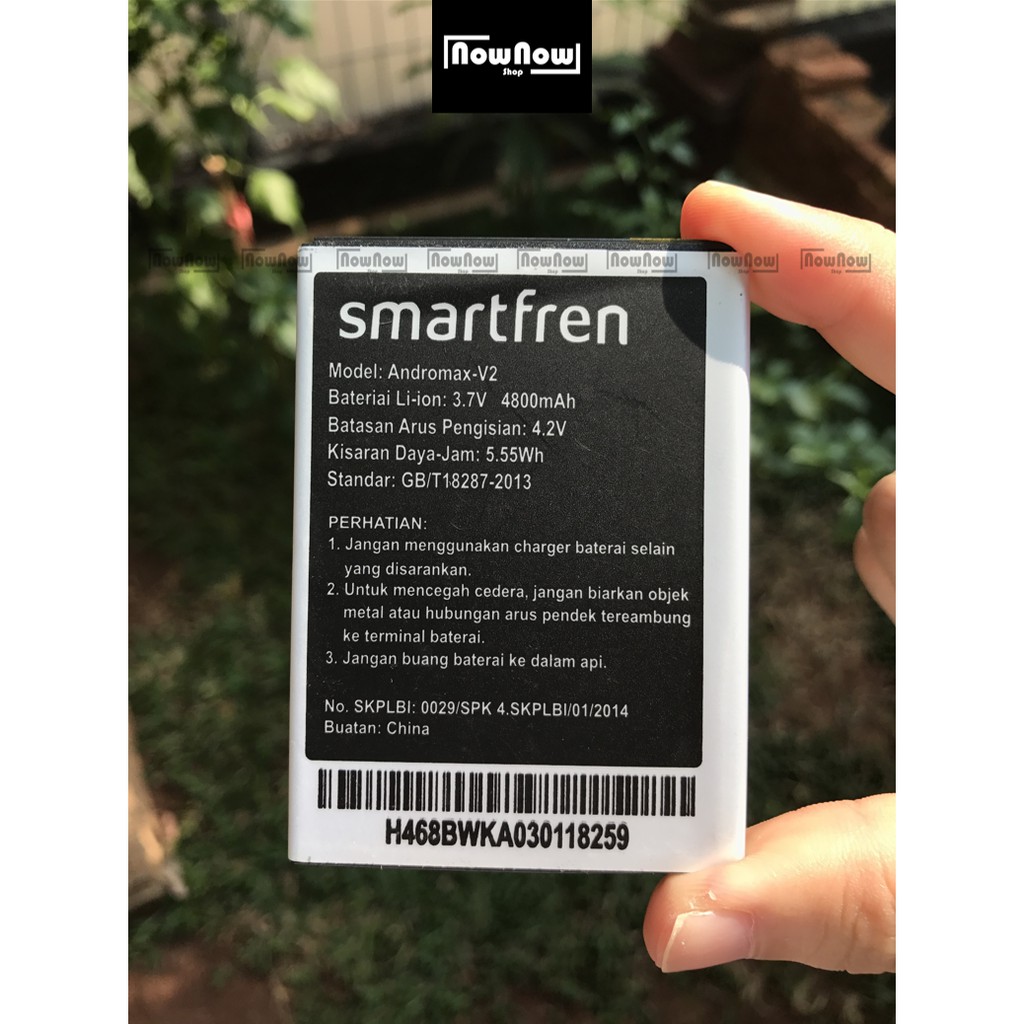 Baterai Smartfren Andromax V2 Original ORI Batre Battery Batu Batrai