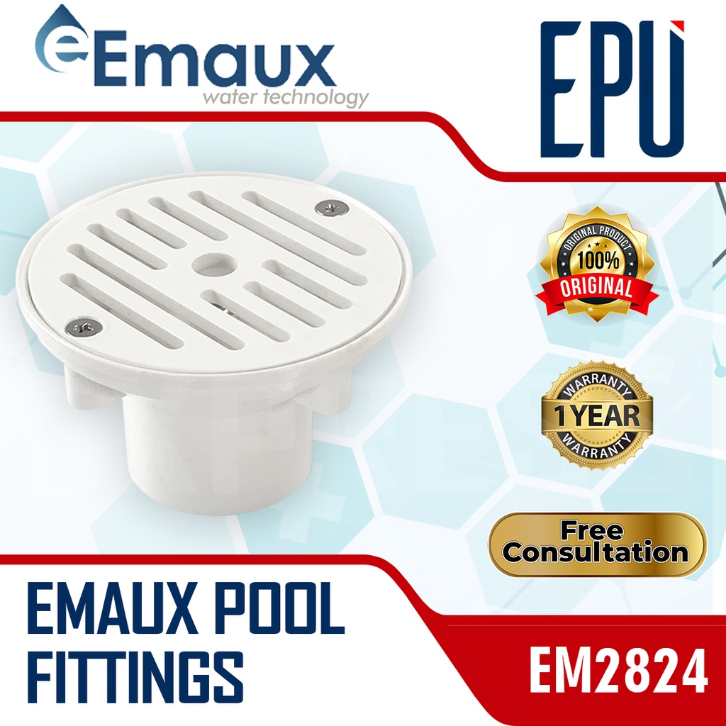 Emaux EM2824(A2) Pool Inlet Fitting Kolam Renang Import Wall Return