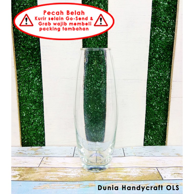 Vas  Pot Bunga  Kaca  Oval Tinggi Ukuran Kecil Shopee    Vas  Pot Bunga  Kaca  Oval Tinggi Ukuran Kecil Shopee