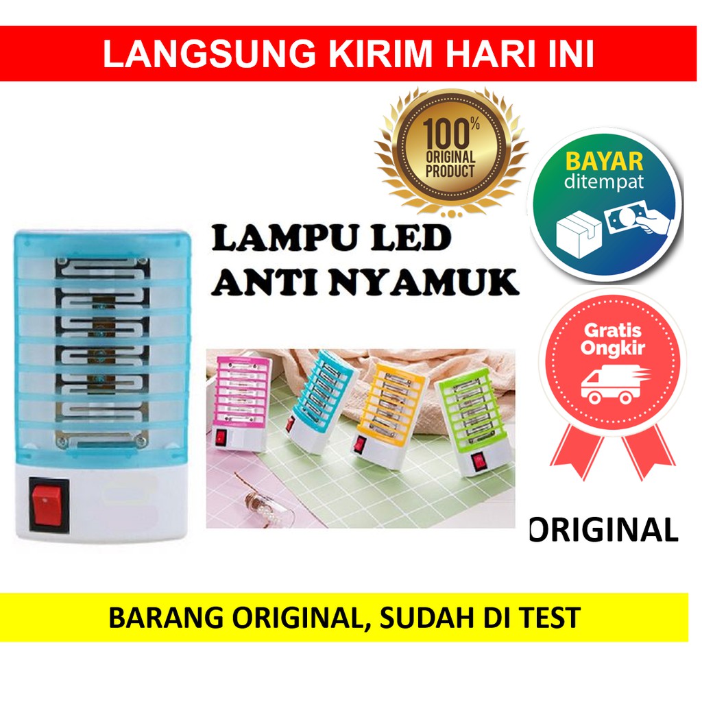 Lampu Tidur LED Penangkap Perangkap Anti Pengusir Nyamuk MOSQUITO LAMP Repellent Elektrik Killer Ori