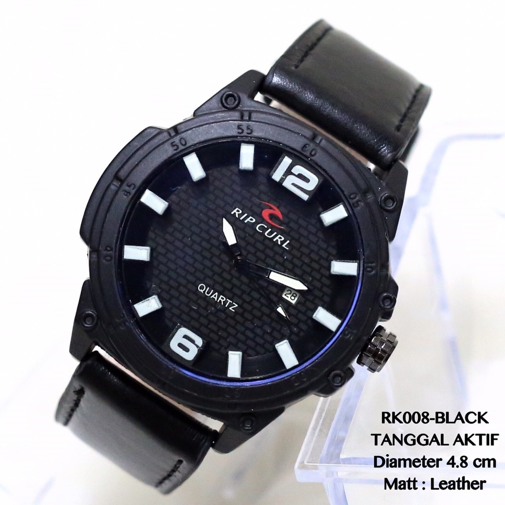 Jam tangan cowok/pria ripcurl supplier dropship murah tali kulit chaos