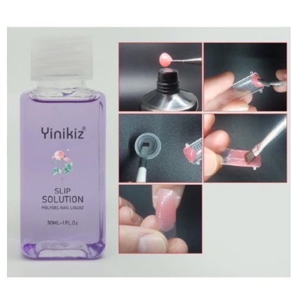 YINIKIZ cairan anti slip poly gel solution polygel liquid monomer polygel extension