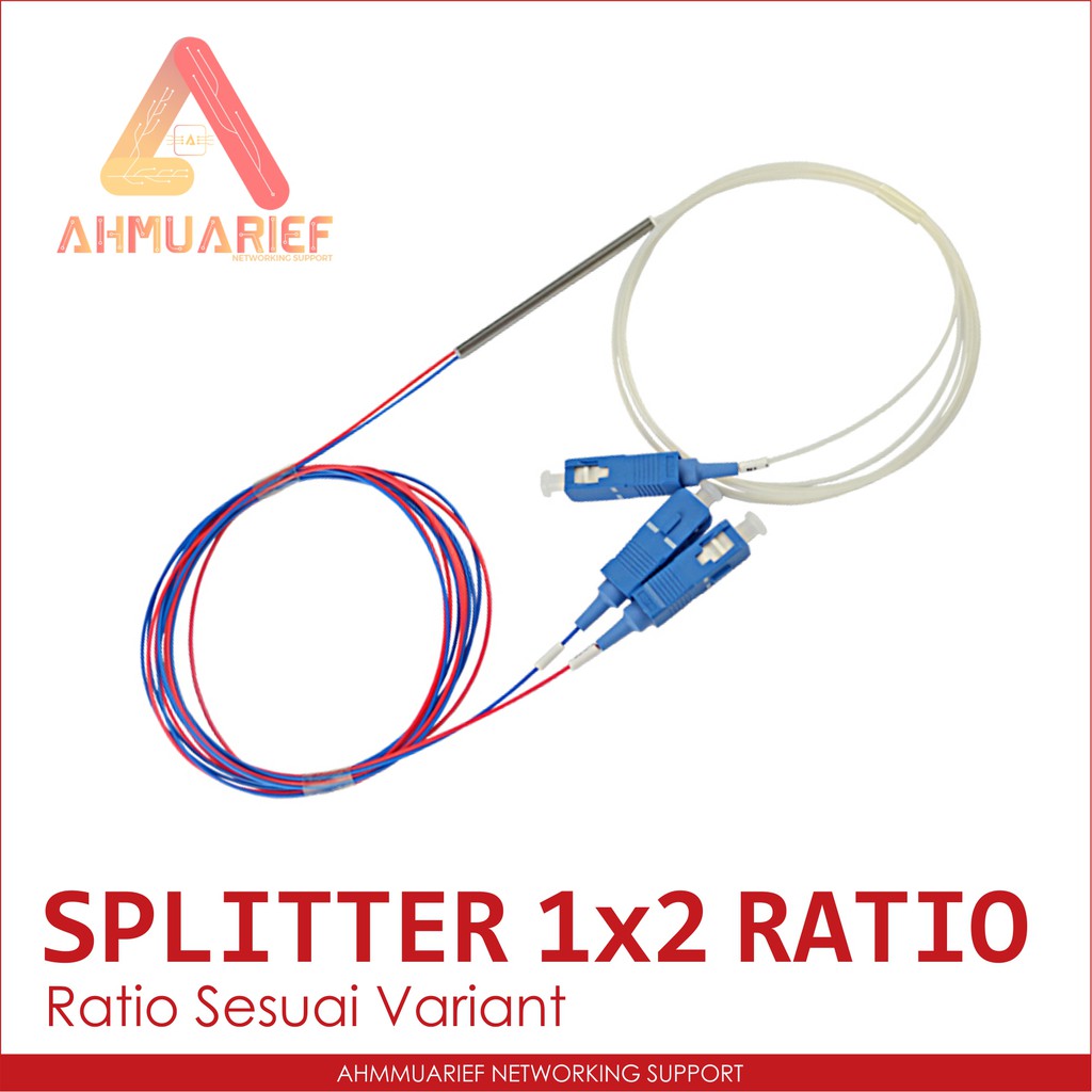 Splitter Ratio 1x2 Three Window FBT Spliter Ratio Coupler Rasio SC UPC Fiber Optic BUKAN Patch Cord