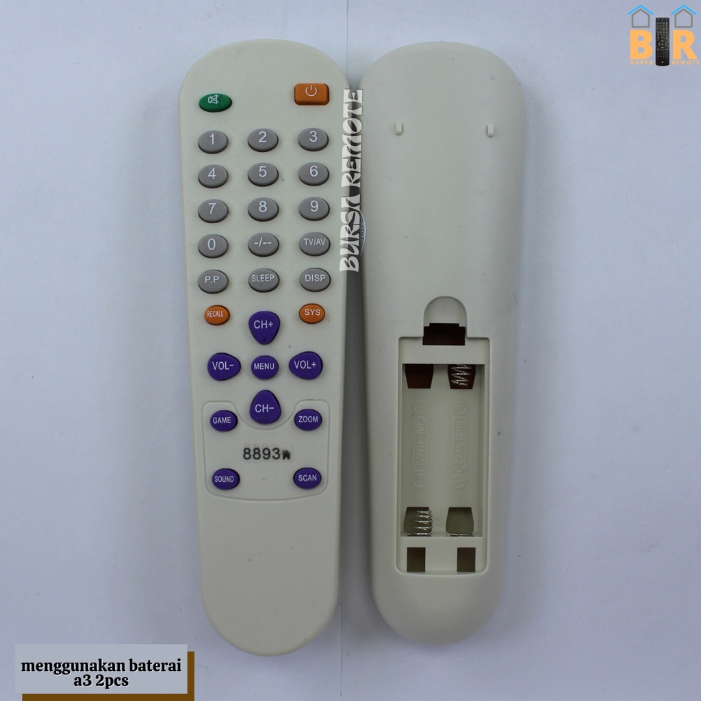 Remote TV TABUNG ICHIKO China 8893 - ecer dan grosir