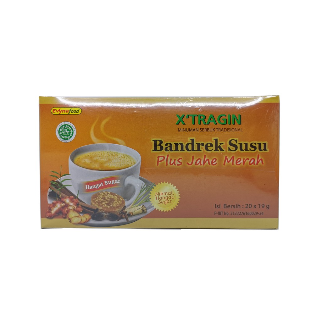 

XTRAGIN BANDREK SUSU PLUS JAHE MERAH RED GINGER 20 SACHET