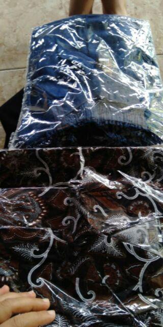 Hem Batik Sogan / Hem Batik Terlaris Kemeja Batik Batik Lengan Pendek Seragam Batik Bordir Batik Cab