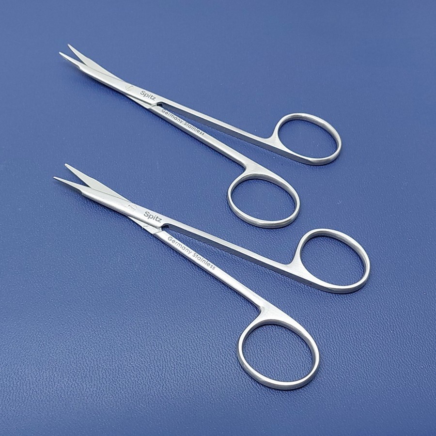 Alat Medis Gunting Operasi Fine Operating Scissors 11 cm|Spitz|Premium Finishing
