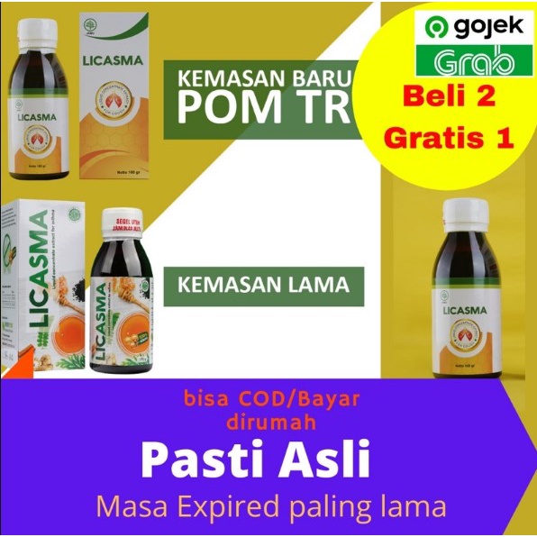 LICASMA Madu untuk asma, meringankan batuk, sakit tenggorokan dan ISPA madu herbal obat asma