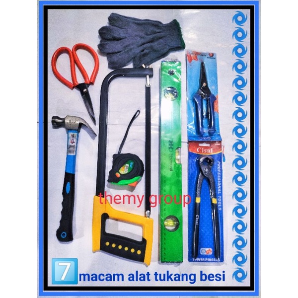 PERKAKAS TUKANG BESI/BAJA RINGAN/ ALAT TUKANG KOMPLIT