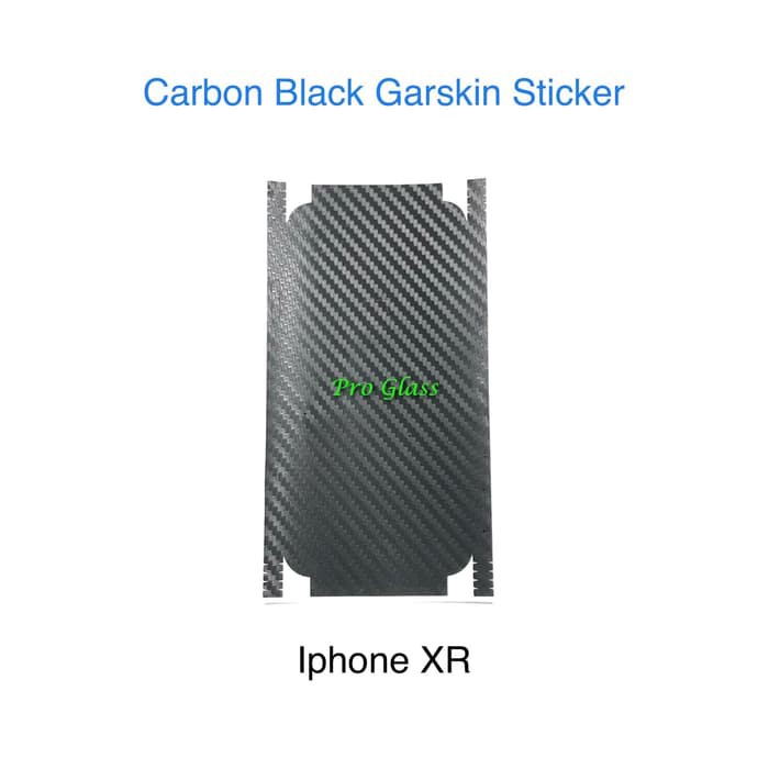 Iphone X / XS / XR / XS MAX CARBON BLACK Skin / sticker / garskin case cover PREMIUM