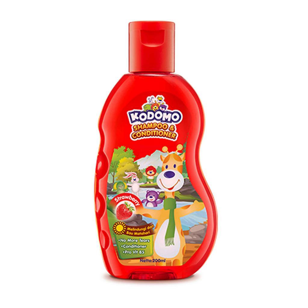 Kodomo / Shampo &amp; Conditioner / Shampo Rambut / Strawberry / 200ml