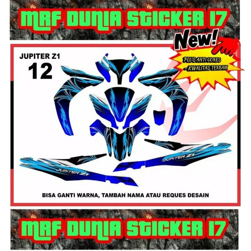 Sticker decal Jupiter Z1 Full Body Striping Jupiter Z1 Sticker Jupiter Z1 Sticker Jupiter Z1 12