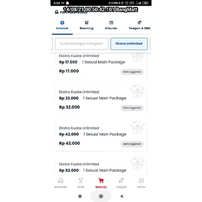 OMG 1BULAN UNTUK BAHAN EXTRA UNLIMITED