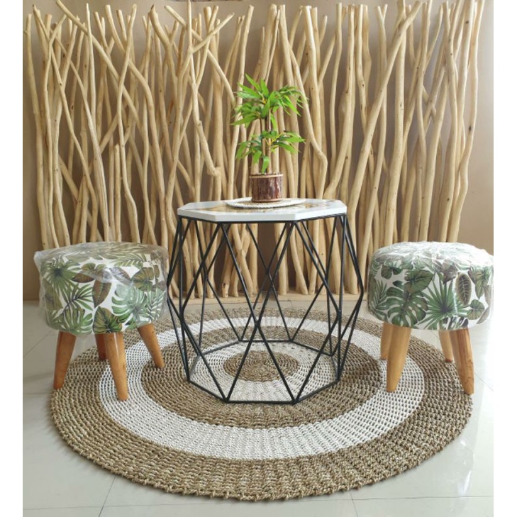 PROMO FURNITURE SET UNIK CANTIK MURAH 1 MEJA 2 KURSI/MEJA TERAS/MEJA TAMAN MINIMALIS