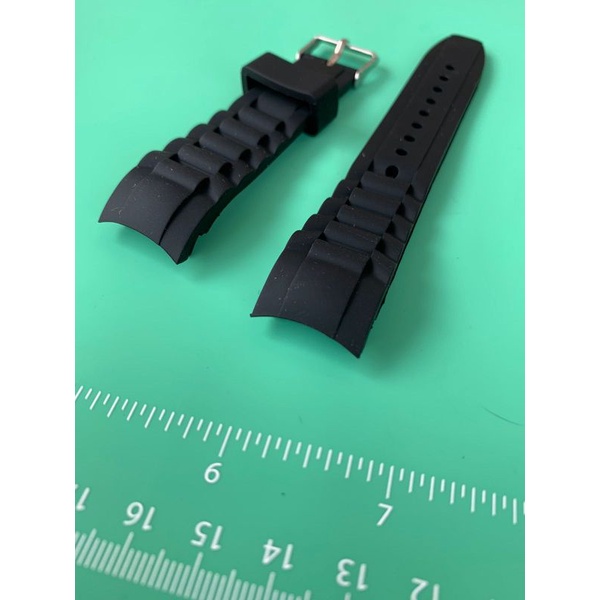 Strap tali jam tangan karet Model Curve 20MM