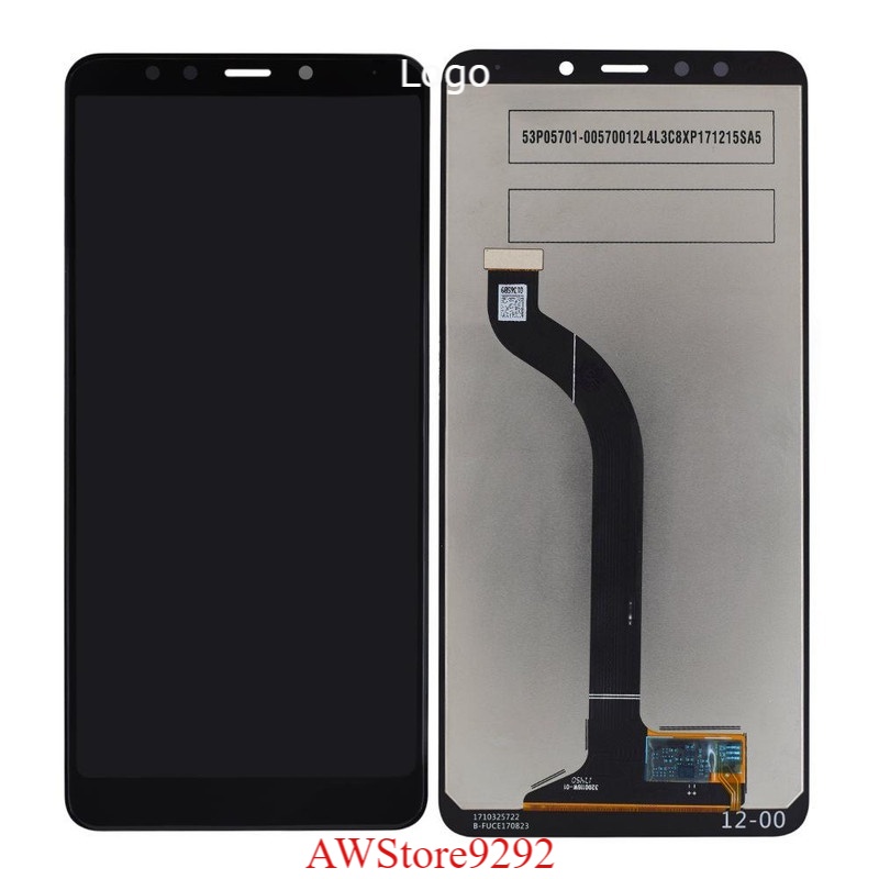 Layar Sentuh LCD TS Touchscreen Fullset XIAOMI REDMI 5 - BLACK WHITE