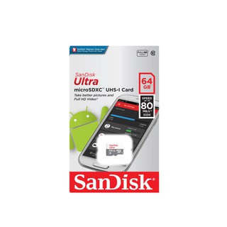 Sandisk Micro SD 64GB CLASS 10 Non Adapter MicroSD Memory Card 64 GB