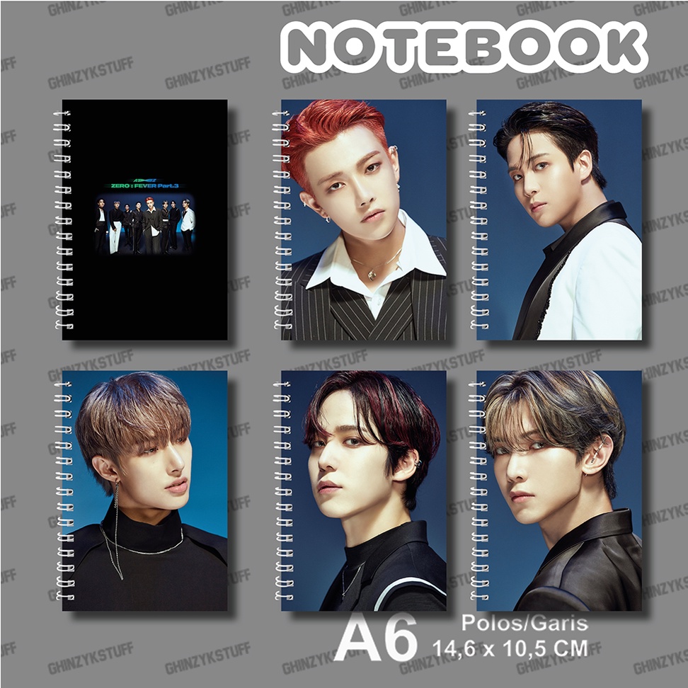 

Notebook KPOP ATEEZ ZERO- Fever Part 3 Deja Vu Ukuran A6 10,5 cm x 14,8 cm