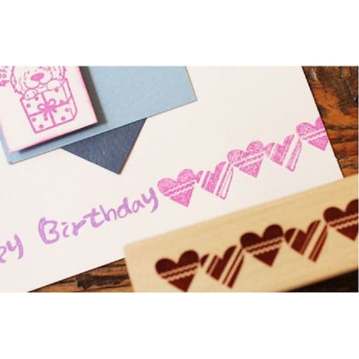 Wooden Stamp - Greeting Words Series