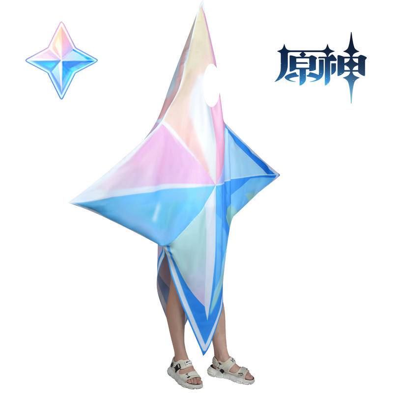 【Wetrose】Genshin Impact Primogem Primordial Stone Cosplay Costume Halloween