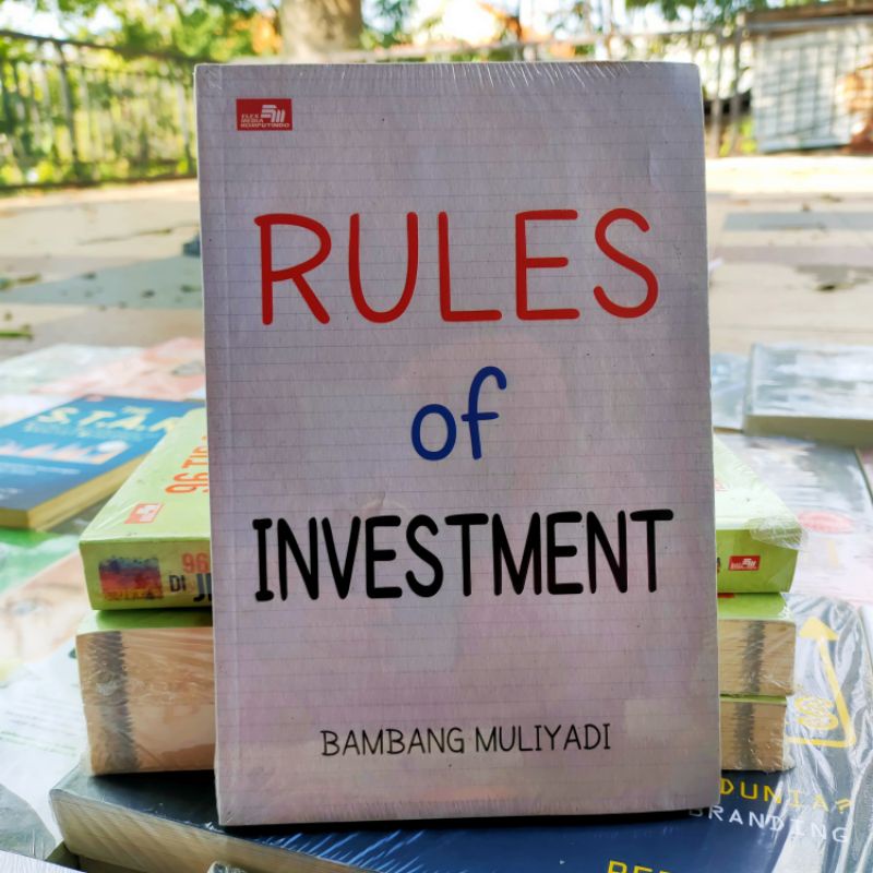 OBRAL BUKU INSPIRASI / INSPIRATIF / INSPIRASIONAL / KITA MESTI TELANJANG / DI BALIK JARI - JARI / ORIGINAL #5C-Rules of Investment