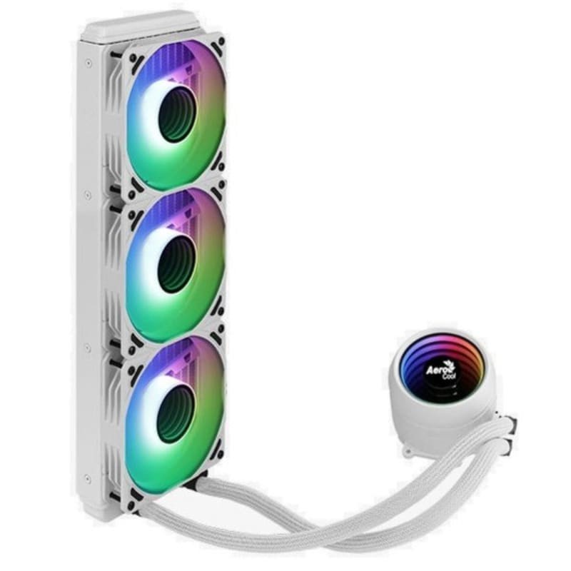 AEROCOOL MIRAGE L360 WHITE ARGB LIQUID AIO CPU WATER COOLER PROCESSOR